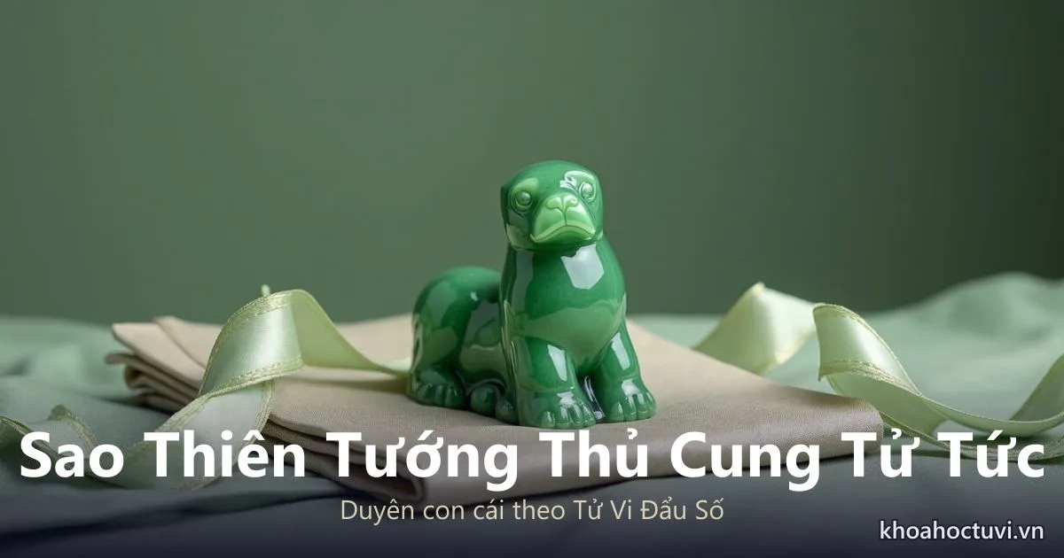 Sao Thiên Tướng thủ cung Tử Tức — luận giải Tử Vi Đẩu Số