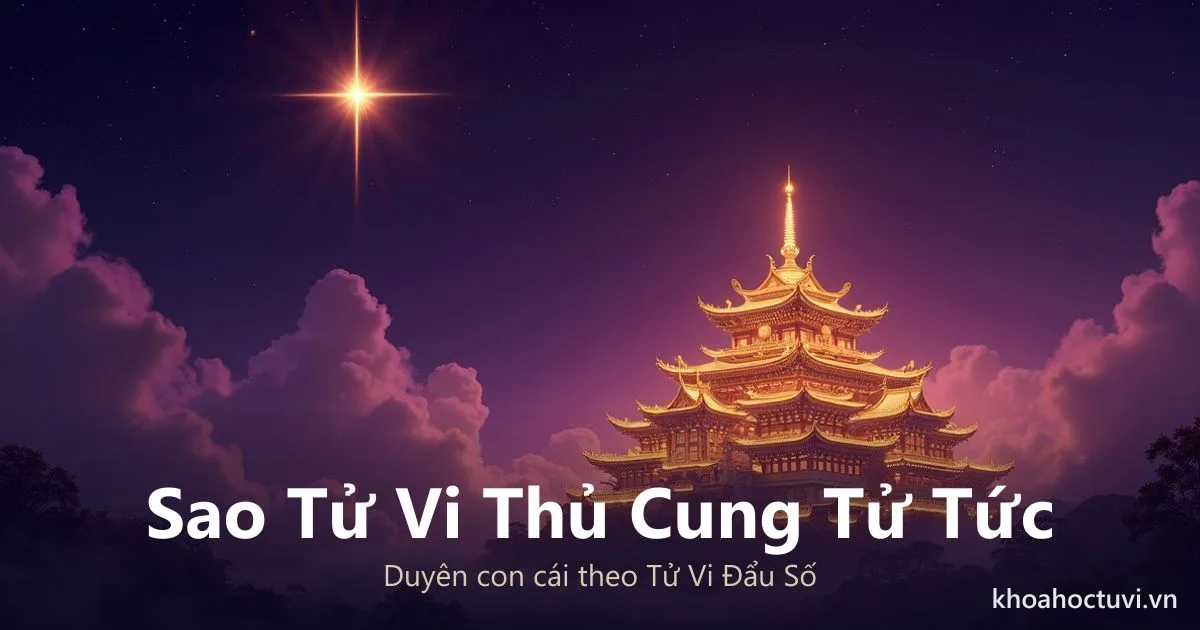 Sao Tử Vi thủ cung Tử Tức — luận giải Tử Vi Đẩu Số