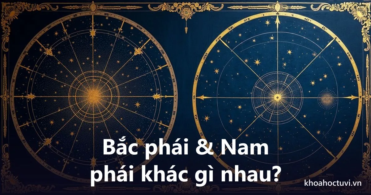 Tử Vi Bắc Phái Và Nam Phái Khác Nhau Thế Nào?