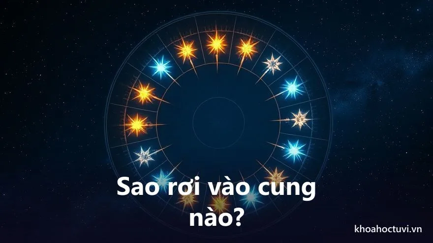 Đọc vòng Lộc Tồn theo cung: bánh xe mười hai cung với các sao màu khác nhau rơi vào từng ô