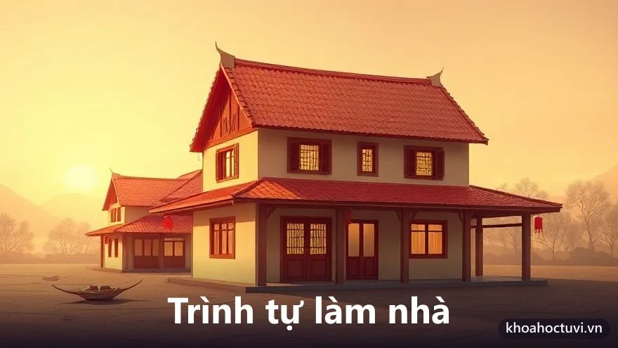 Trình tự chuẩn bị làm nhà: chọn năm, chọn ngày động thổ, tính hướng và nhập trạch