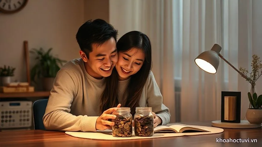 Vợ chồng tuổi Tý cùng nhau vun vén tài chính gia đình