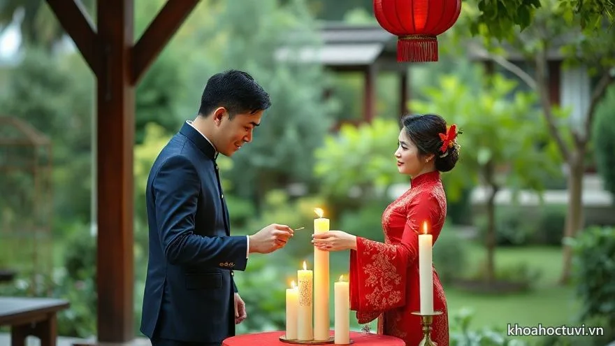 Đôi uyên ương thắp hương xin duyên lành — cách hóa giải khi tuổi Tý cưới người chưa hợp tuổi