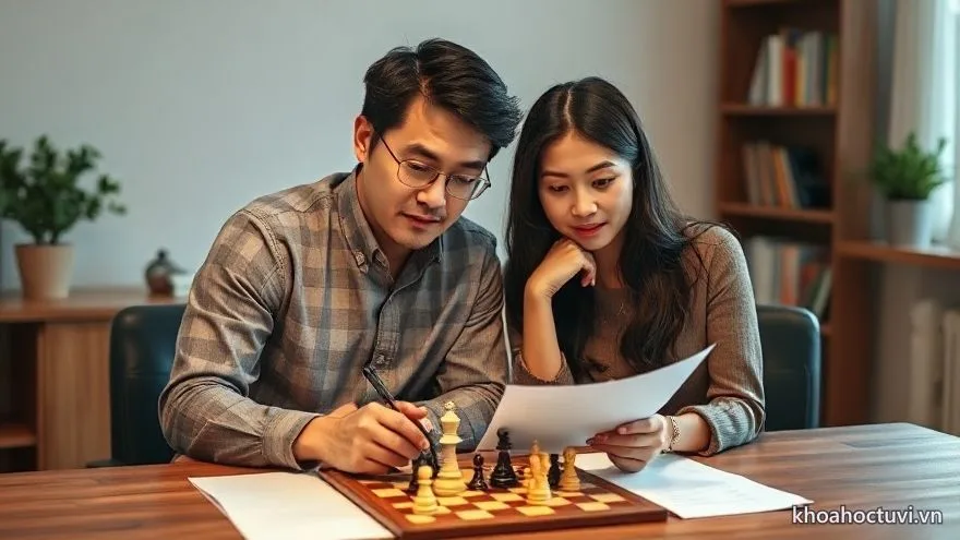 Vợ chồng tuổi Tỵ cùng bàn tính chiến lược làm ăn