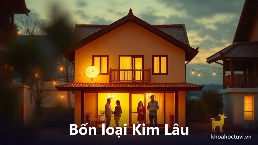 Bốn loại tuổi Kim Lâu Thân, Thê, Tử, Lục Súc theo số dư khi chia 9
