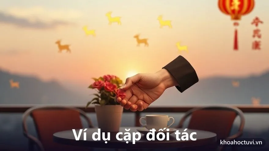 Ví dụ cặp đối tác tuổi Tý và tuổi Khỉ hợp làm ăn theo tam hợp và ngũ hành
