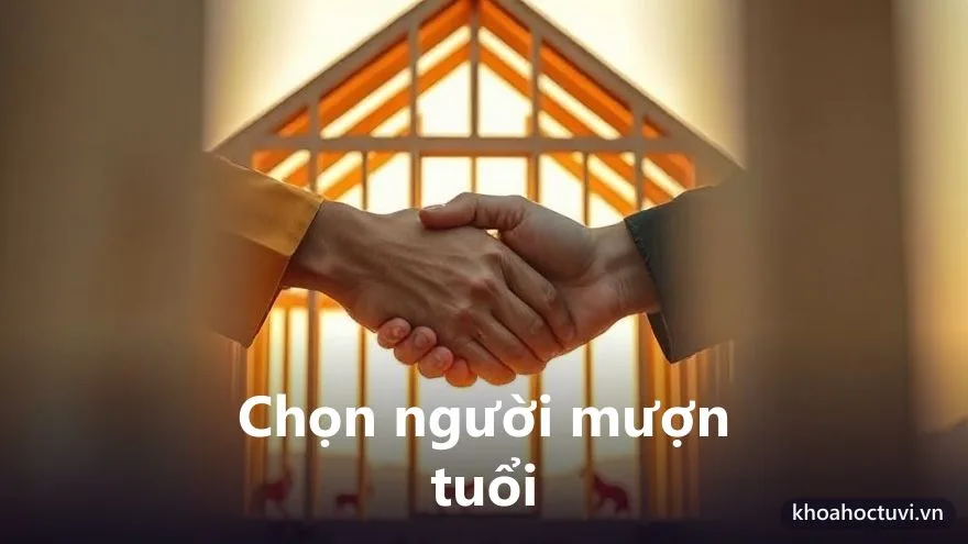 Tiêu chí chọn người mượn tuổi làm nhà: tuổi sạch hạn, đáng tin, có mặt được các lễ chính