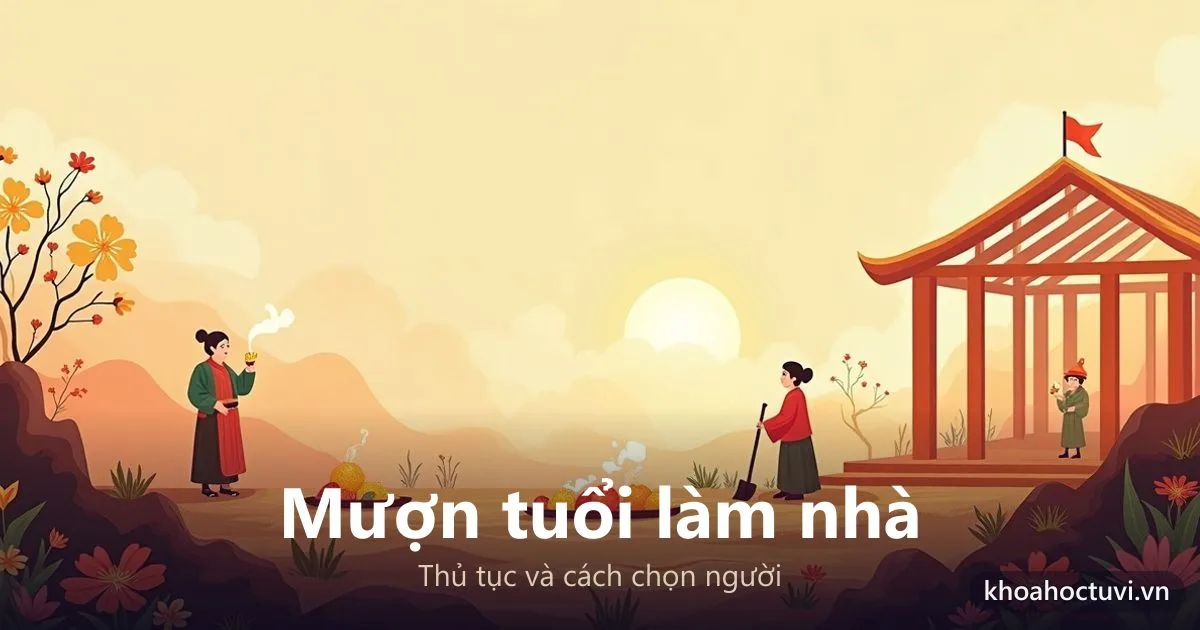 Mượn tuổi làm nhà: thủ tục, chọn người và văn khấn từ A đến Z