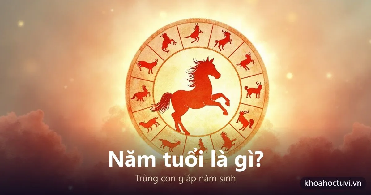 Năm tuổi là gì? Cách tính năm tuổi, phạm Thái Tuế và hóa giải
