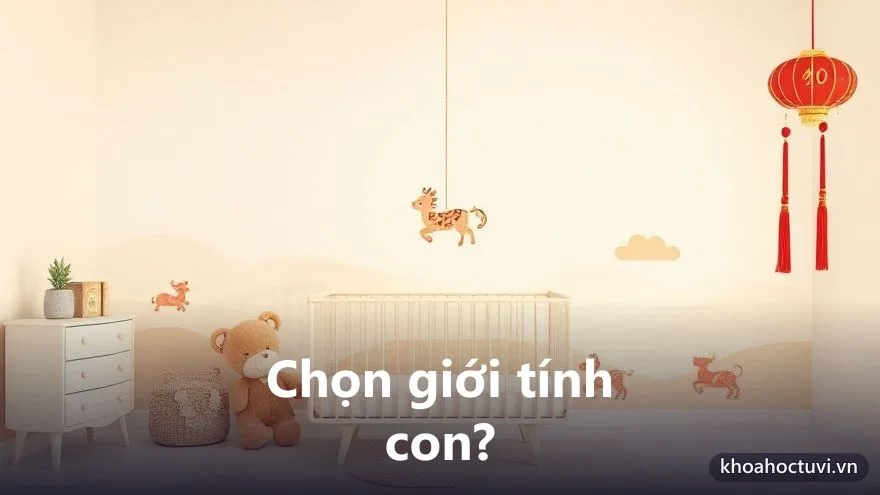 Giới tính con do yếu tố sinh học quyết định, không do năm hợp tuổi bố mẹ