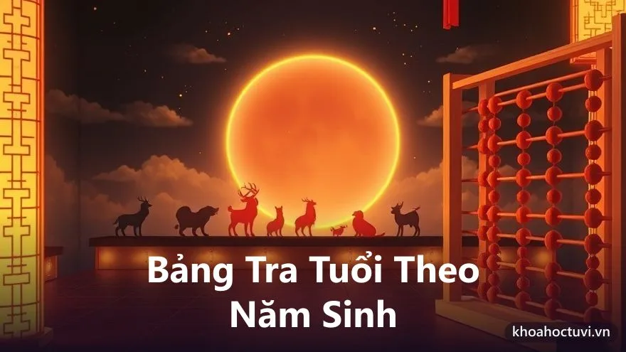 Bảng tra tuổi theo năm sinh năm 2026 — đối chiếu năm sinh ra tuổi, con giáp và mệnh