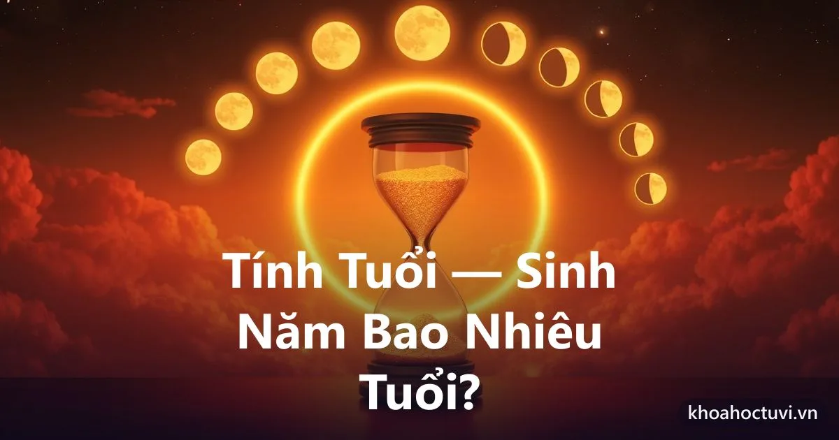 Công cụ tính tuổi 2026: nhập năm sinh ra ngay tuổi dương, tuổi mụ, con giáp và mệnh