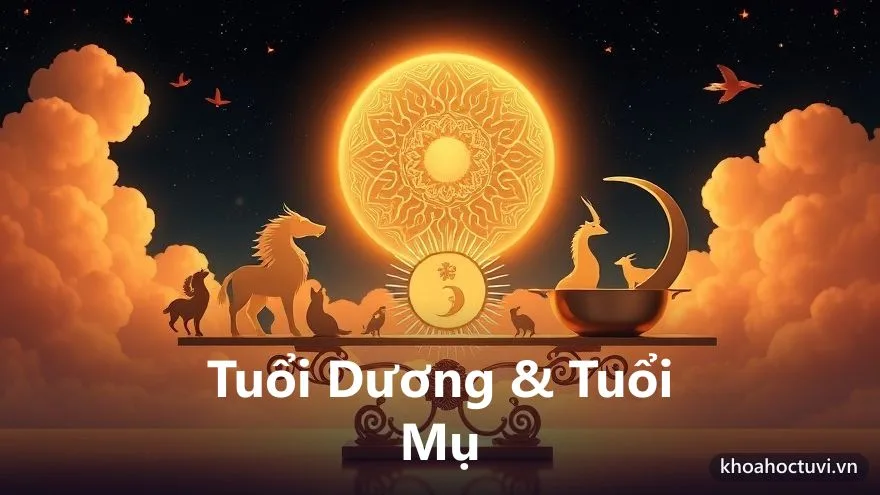 So sánh tuổi dương và tuổi mụ: tuổi mụ luôn nhiều hơn tuổi dương đúng một tuổi