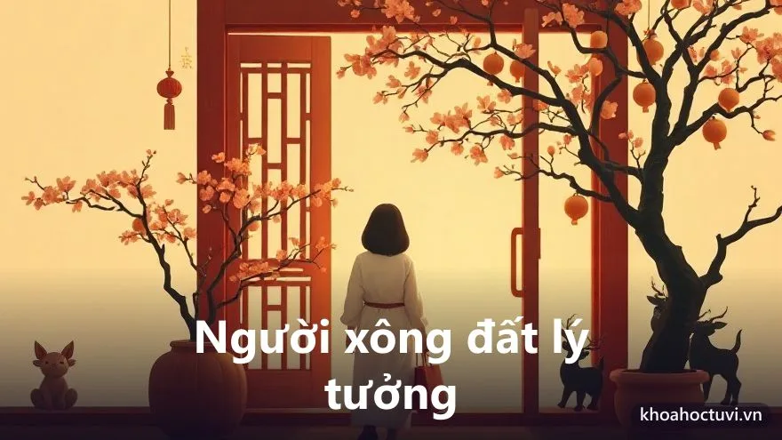Tiêu chí chọn người xông đất: hợp tuổi gia chủ, đang phát đạt, vui vẻ, không có tang