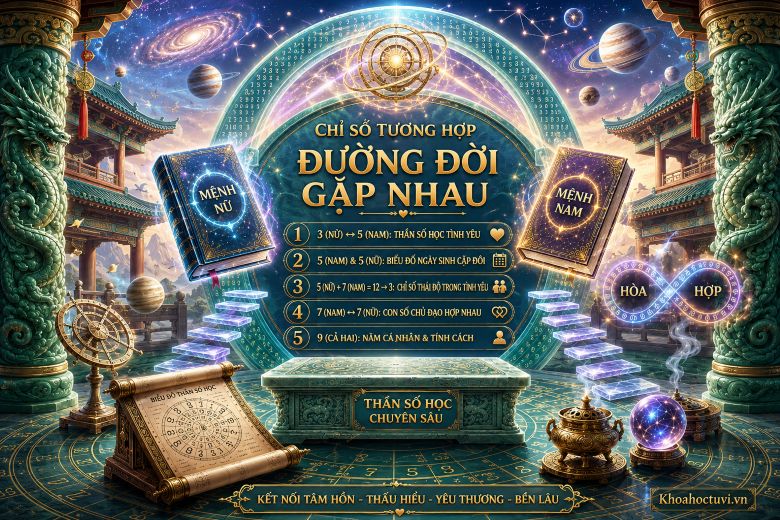 Số chủ đạo hợp nhau trong thần số học
