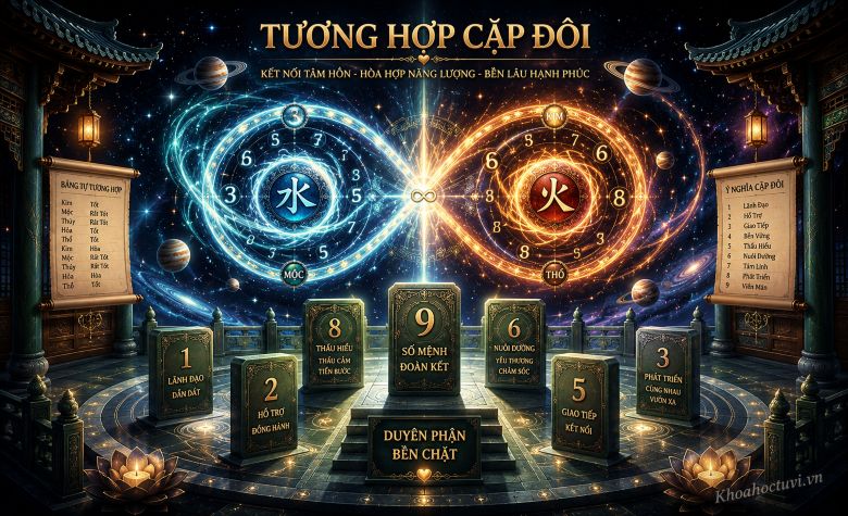 Vợ chồng hợp nhau theo thần số học