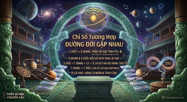 Cặp đôi hợp nhau theo ngày sinh trong thần số học